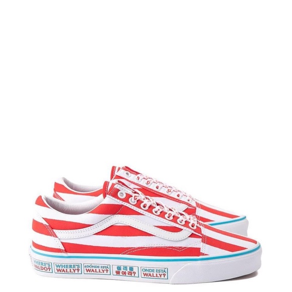 BRAND NEW youth boy girl vans where’s Waldo old skool shoe size 3Y - Picture 4 of 6